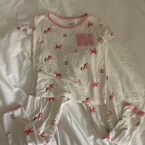 Kyte BABY Pink Unicorn Pajama Set